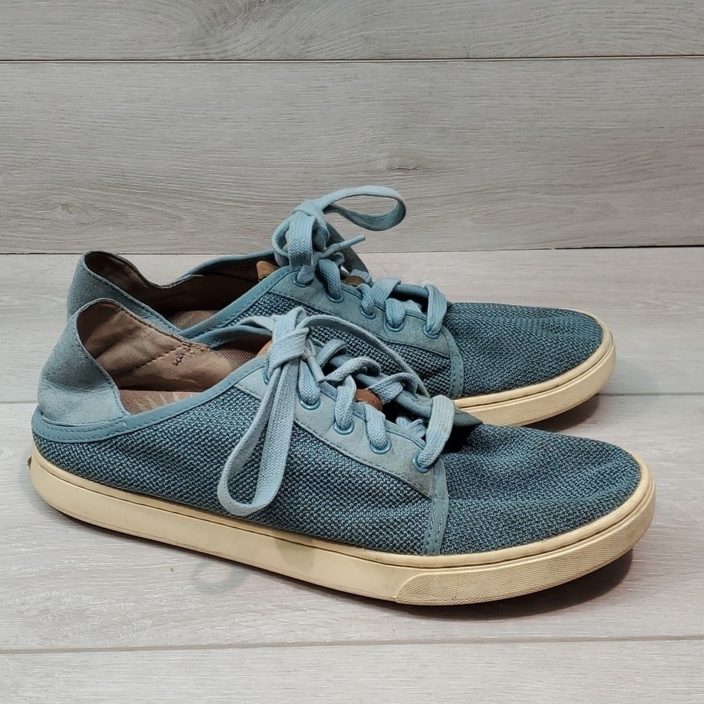 Olukai Womens Pehuea LI Textile Loafer Slip on Sneakers shoes sz 11